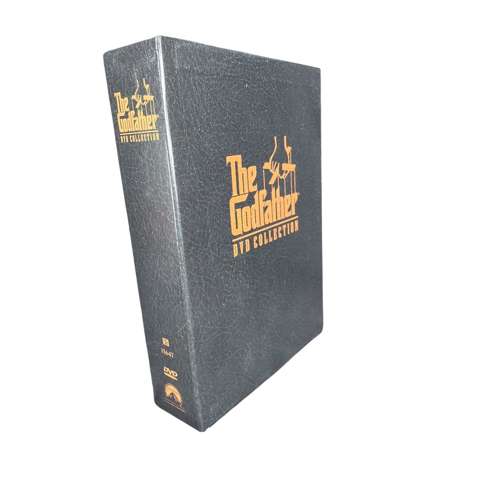 The Godfather DVD Collection 5-Disc Set Full Trilogy Nice Clean Cases & Discs‎